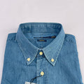 Blue Short Sleeve Chambray Shirt - RL