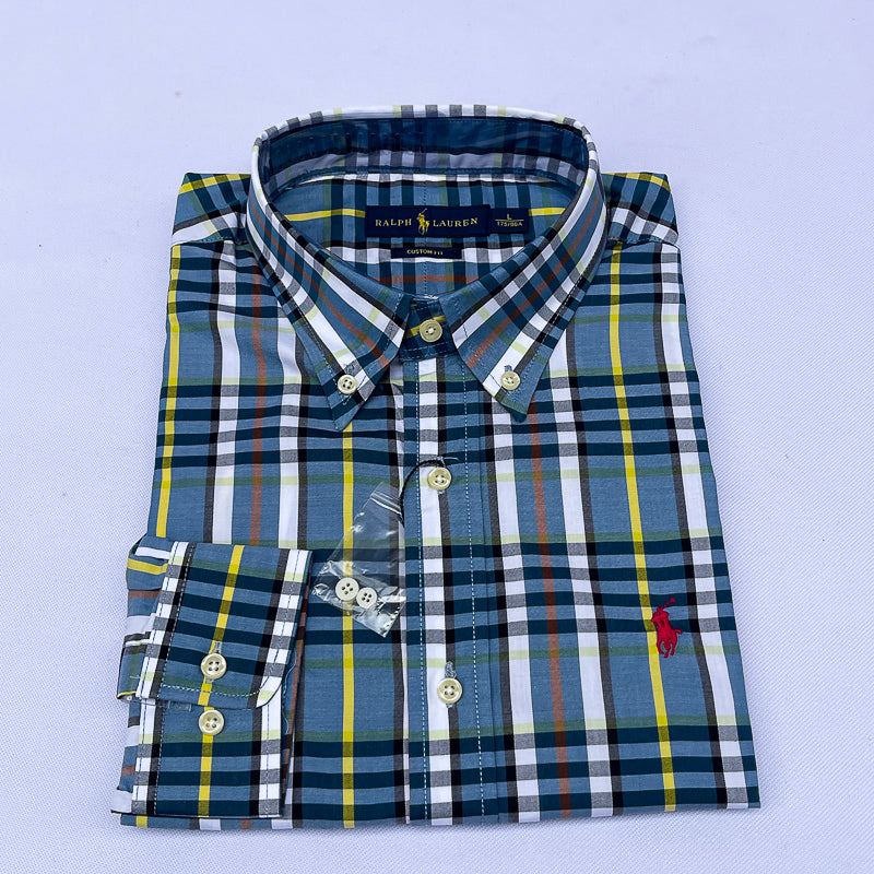 Men's Multi Color Plaid Shirt