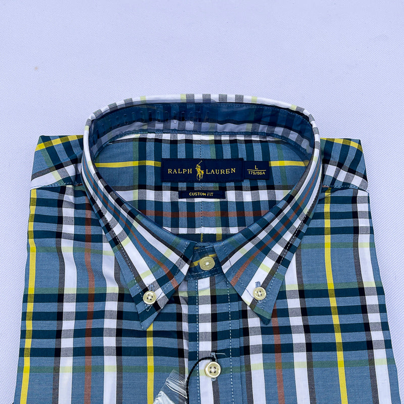 Men's Multi Color Plaid Shirt