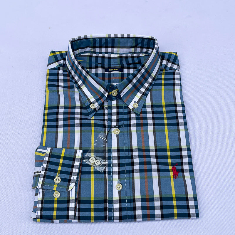 Men's Multi Color Plaid Shirt