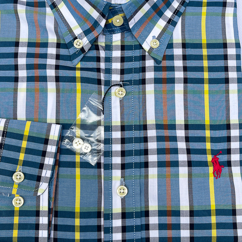 Men's Multi Color Plaid Shirt